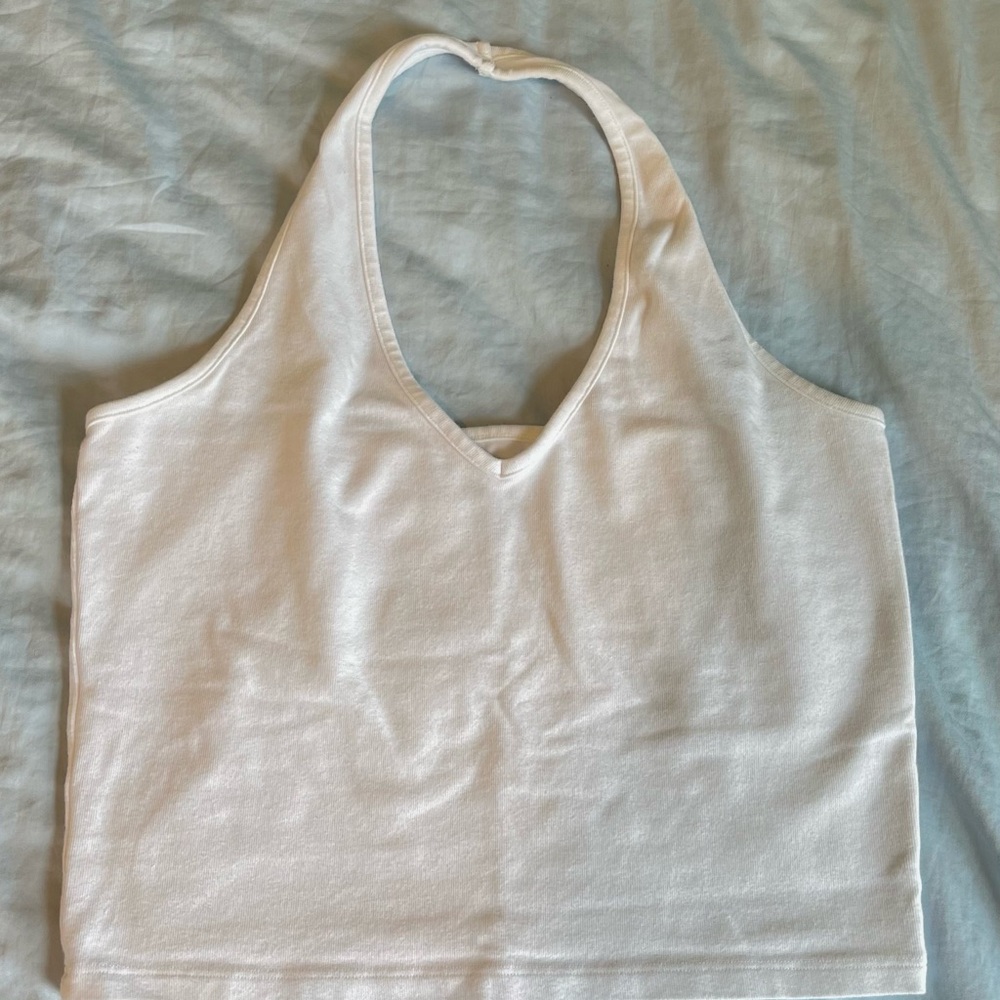 Brandy Melville white halter top